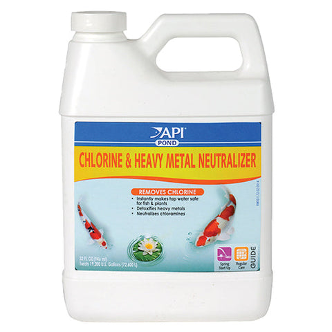 API Chlorine & Heavy Metal Neutralizer 32oz