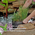Fabric Planting Container 14" wide - pondmegastore
