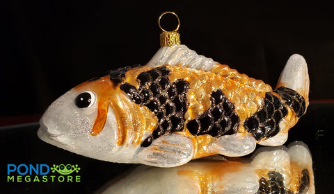 Koi Fish Ornament (Taisho Sanke)  - pondmegastore