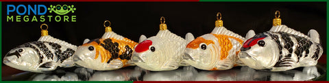 Koi Fish Ornament (Tancho Koi)  - pondmegastore